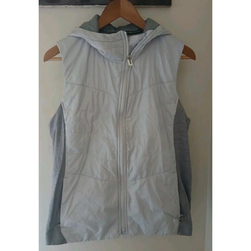 Smartwool Smartloft 60 Hooded Vest Size Large Merino Wool Hike Outdoors Run